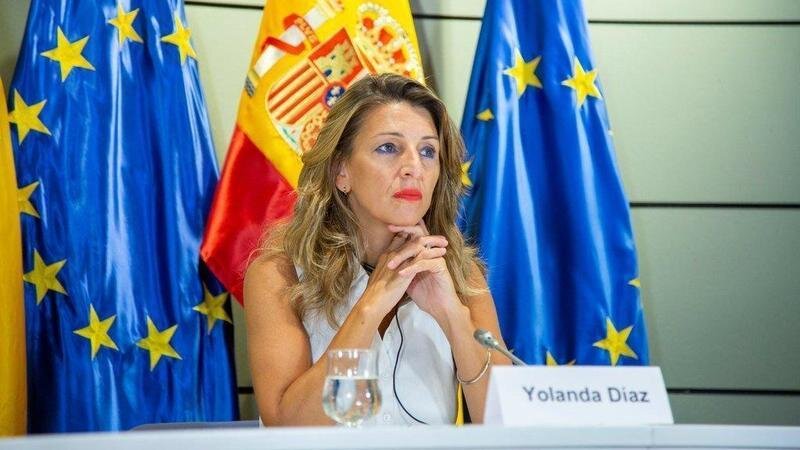  La ministra de Trabajo, Yolanda Díaz 