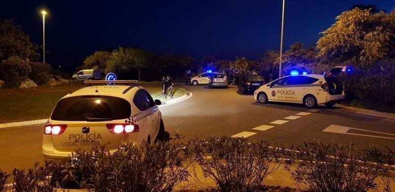  Policía Local de Marbella. // Twitter 