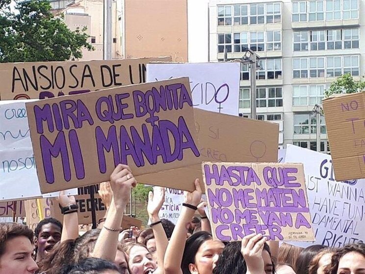  Manifestación contra la sentencia de La manada - imagen de archivo // EP 