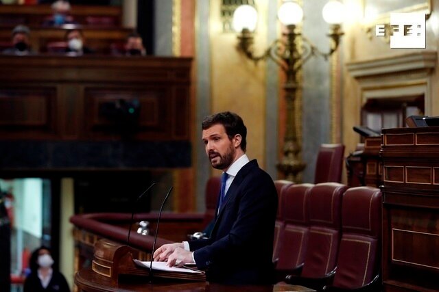  Pablo Casado en el Congreso de los Diputados. 