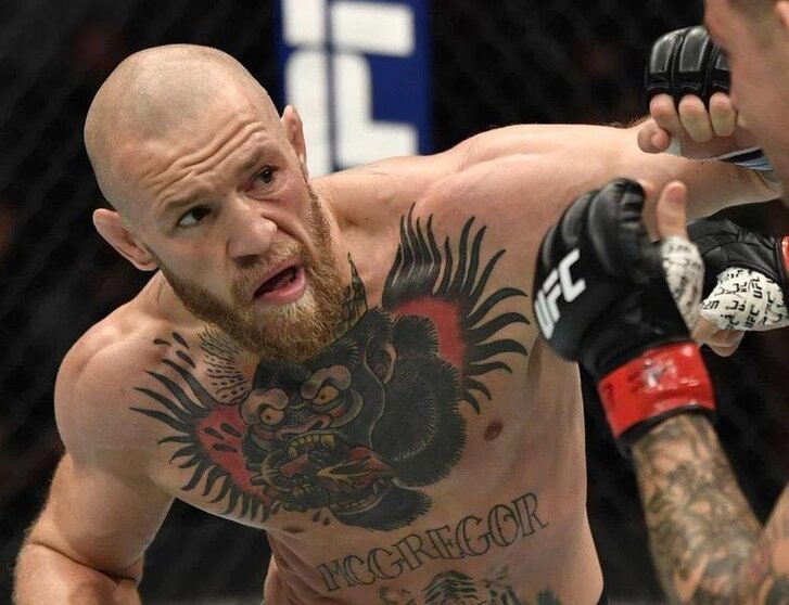  Conor McGregor en un combate 