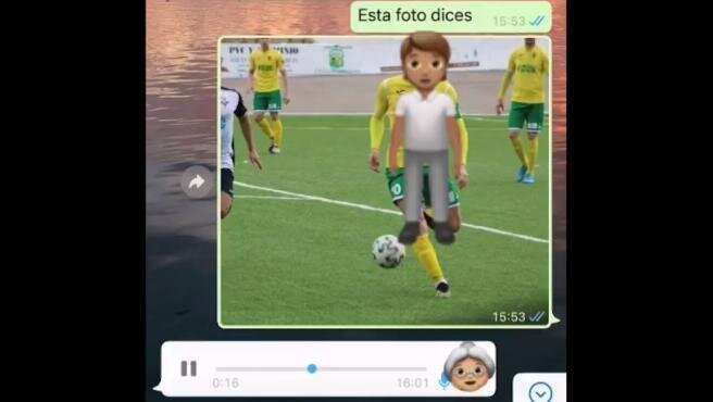  Conversación de Whatsapp de Maria y su abuela @Maria28mb 