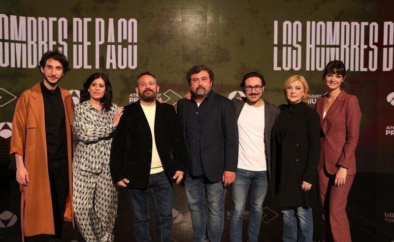  Imagen de los protagonistas de la serie Los Hmbres de Paco 