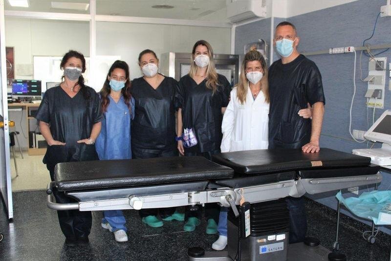  Equipo profesional del Hospital Axarquía que ha registrado la primera donación a corazón parado / Junta de Andalucía 