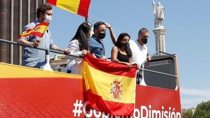  Manifestación convocada por VOX.

Fuente: RTVE 