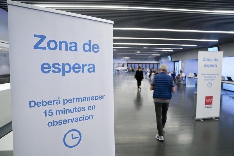  Vacunación en el Wanda Metropolitano. EP 