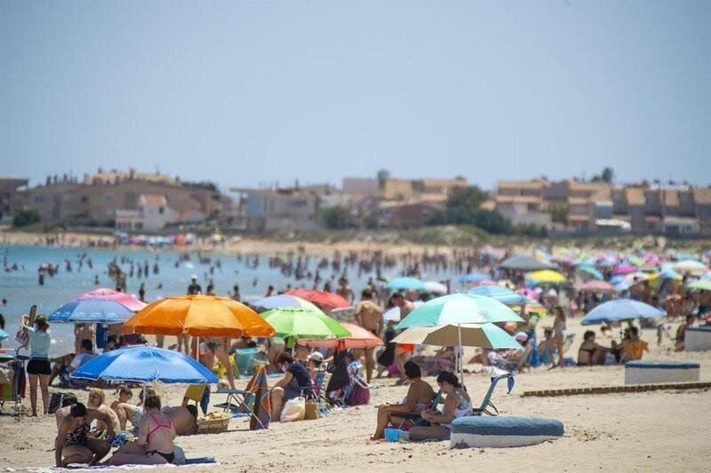  Playa de Levante, en la Manga del Mar Menor (Murcia/ España). EP 