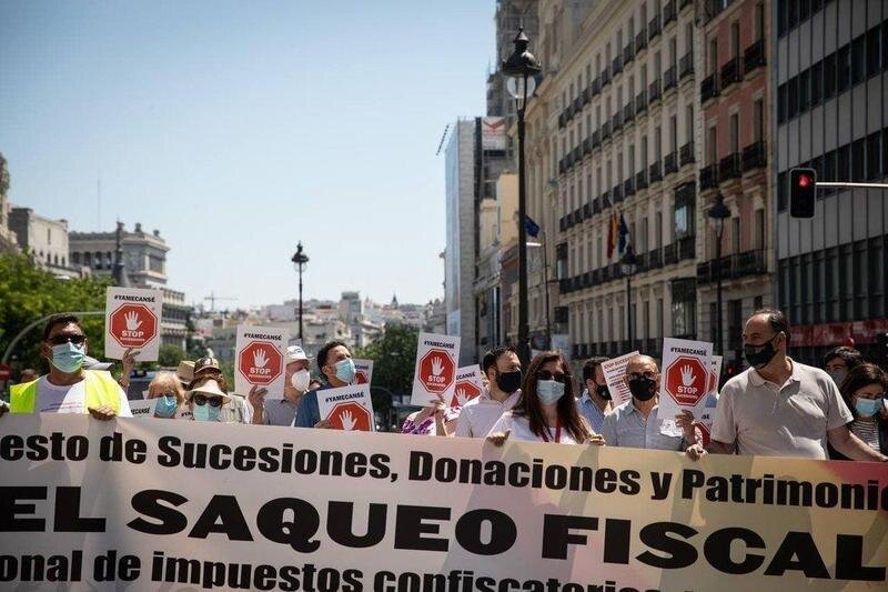  Manifestación contra I Sucesiones | @CsMadrid 