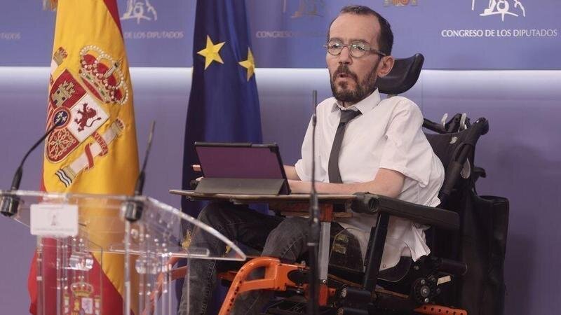  Pablo Echenique, portavoz de Unidas Podemos en el Congreso. EP 