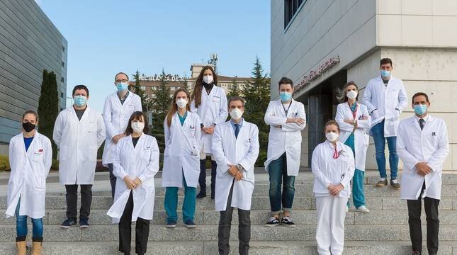  Investigadores del Cima y de la CUN que han trabajado en la nueva estrategia de inmunoterapia experimental para tratar el cáncer de pulmón. @CIMA_UNAV 