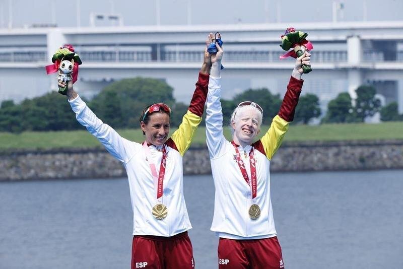  Susana Rodríguez y Sara Loehr  en los juegos paralímpicos - obtenido de paralímipicos.es 