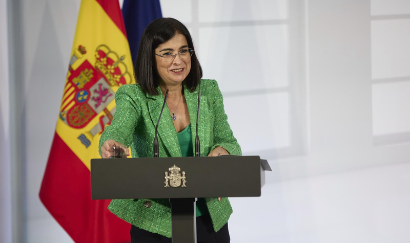 <p> El presidente del Gobierno, Pedro Sánchez, en el acto institucional ‘Salud Mental y COVID-19’, en el Palacio de la Moncloa, a 9 de octubre de 2021, en Madrid (España). El Palacio de la Moncloa acoge este sábado el acto ‘Salud Mental y COVID 19’, con motiv - EUROPA PRESS/J. Hellín. POOL - Europa Press </p>