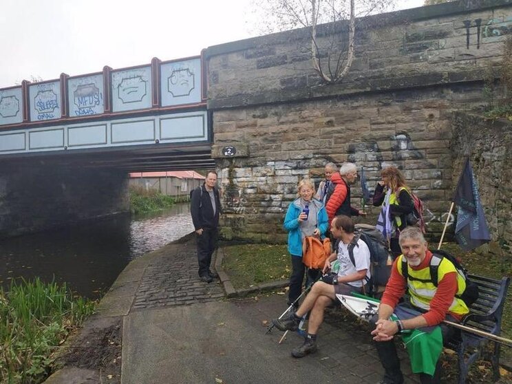 <p> Caminantes de varios países europeos llegan con la 'Marcha a Glasgow' a la ciudad escocesa donde se reune la COP26 para exigir a los países mayor ambición climática. - MARCHA A GLASGOW </p>