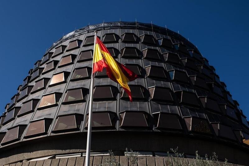 <p> Fachada del Tribunal Constitucional, a 15 de octubre de 2021, en Madrid </p>