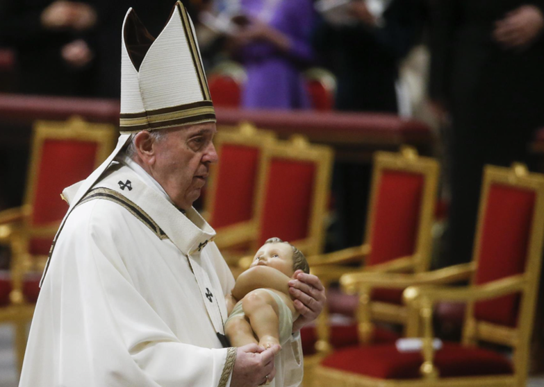 <p> El Papa en la Misa del Gallo - Fabio Frustaci/ANSA via ZUMA Pre / DPA </p>