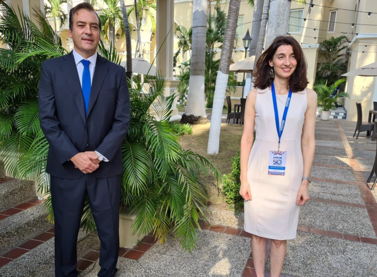 <p> La ministra de Justicia, Pilar Llop, junto a su homólogo argentino, Martín Ignacio Soria, durante una reunión bilateral enmarcada en la Conferencia de Ministros de Justicia de los Países Iberoamericanos (COMJIB). - MINISTERIO DE JUSTICIA </p>