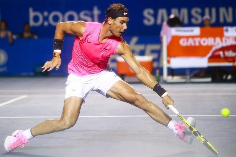 <p> Rafa Nadal en Acapulco </p>