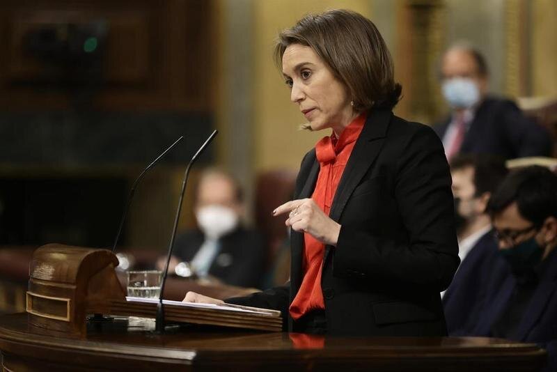 <p> La portavoz del PP en el Congreso de los Diputados, Cuca Gamarra </p>