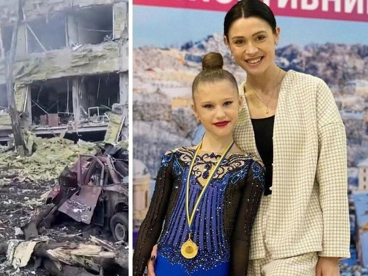 <p> Katya Dyachenko, la joven gimnasta ucraniana de 11 años fallecida </p>