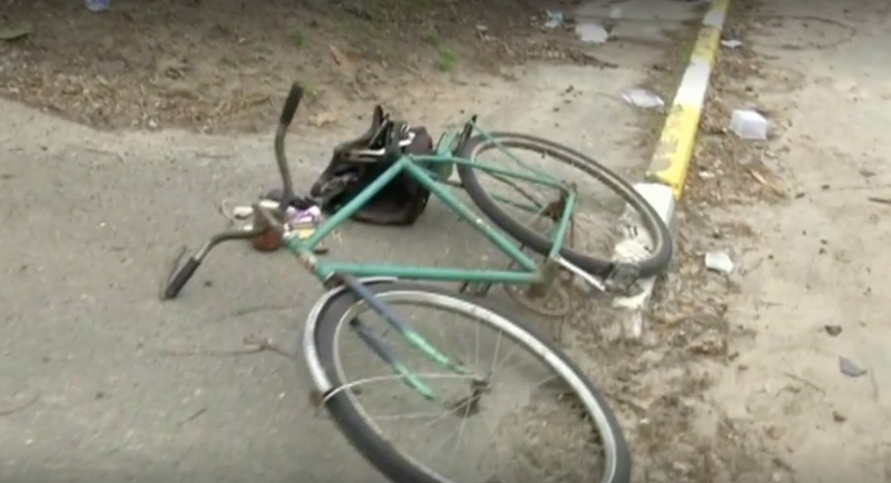 <p> Bicicleta en Ucrania </p>