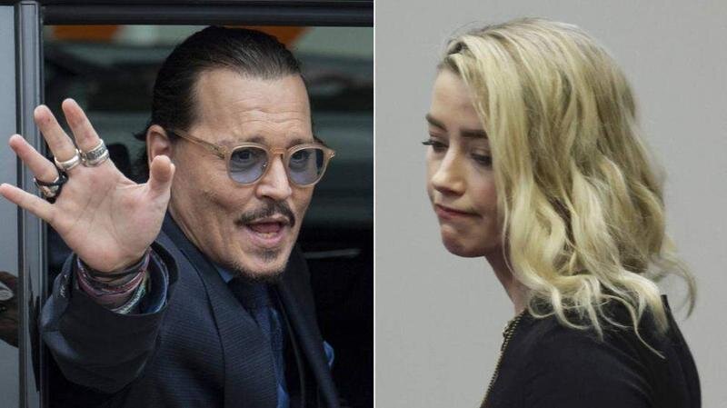 <p> Johnny Depp y Amber Heard </p>