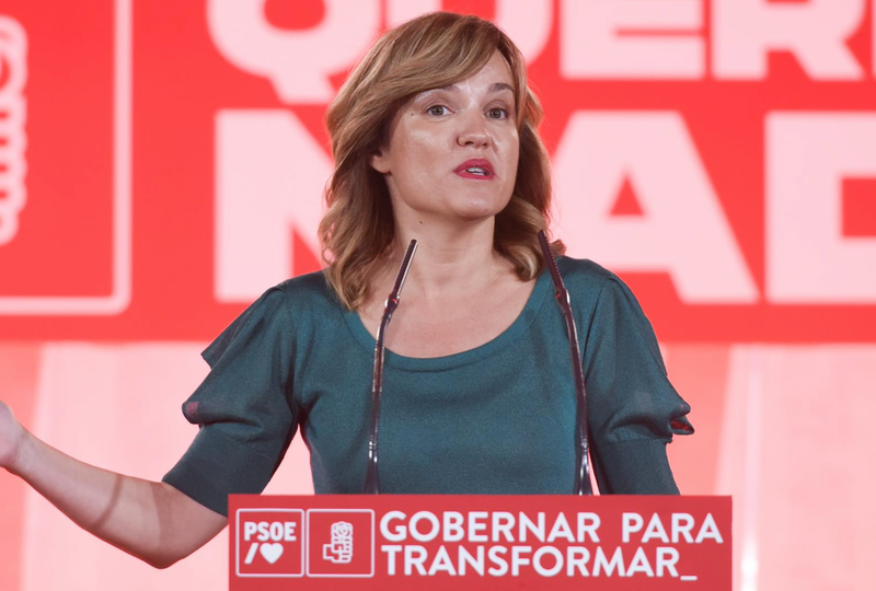 <p> La ministra de educación, Pilar Alegría, interviene durante la celebración de la primera jornada de la Convención del PSOE Madrid ciudad, en el Palacio de Cibeles, a 30 de junio de 2022, en Madrid (España). - Gustavo Valiente - Europa Press </p>