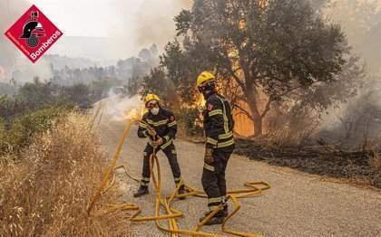 <p> Extinción en la Vall d'Ebo - CONSORCIO BOMBEROS ALICANTE </p>