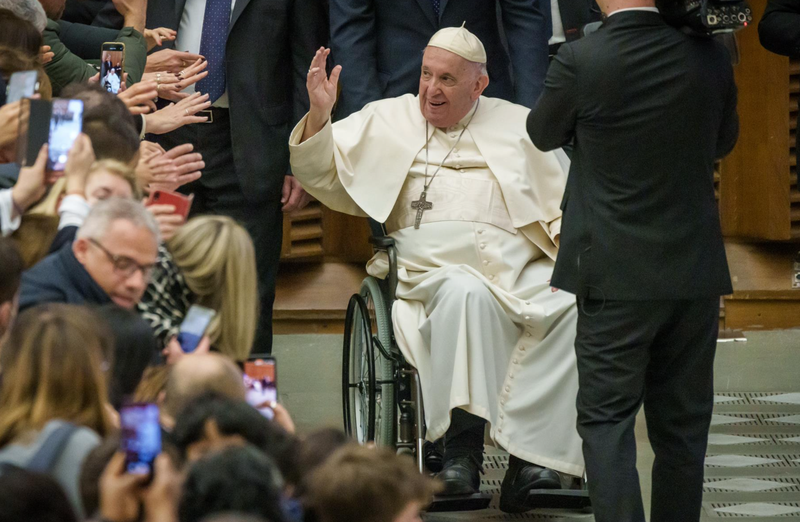  El Papa en la audiencia general de este miércoles - Michael Kappeler/dpa 