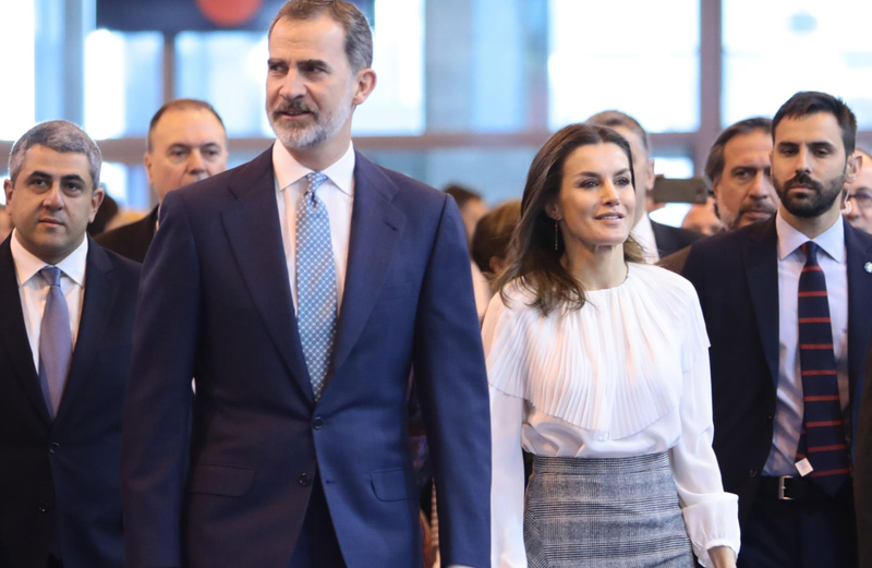  Archivo - Los Reyes Felipe y Letizia en Fitur 2019. - EUROPA PRESS/ JOSEFINA BLANCO - Archivo 