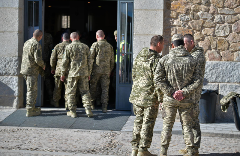  Archivo - Soldados ucranianos en las instalaciones del 'Toledo Training Command' en Toledo, Castilla-La Mancha, (España) - Eusebio García del Castillo - Europa Press 