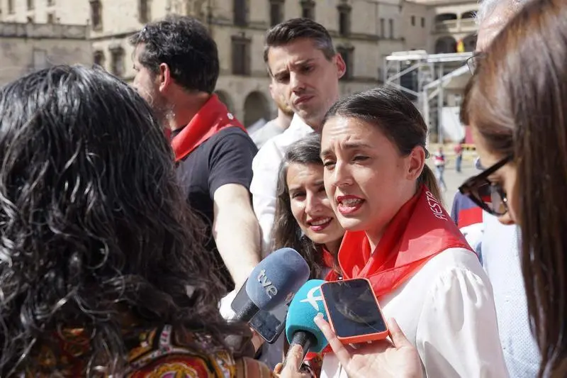  La secretaria de Acción de Gobierno de Podemos y ministra de Igualdad, Irene Montero 