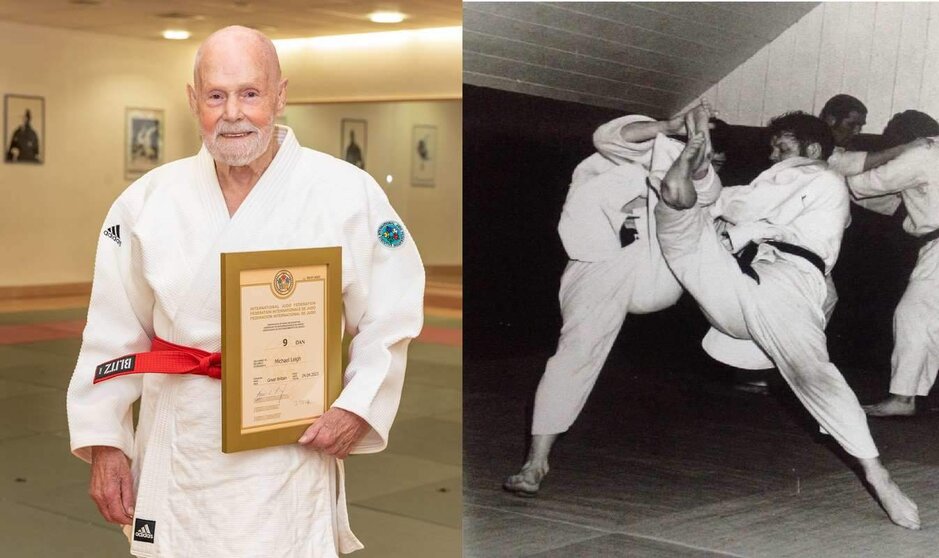  El anciano judoka Michael Leigh 