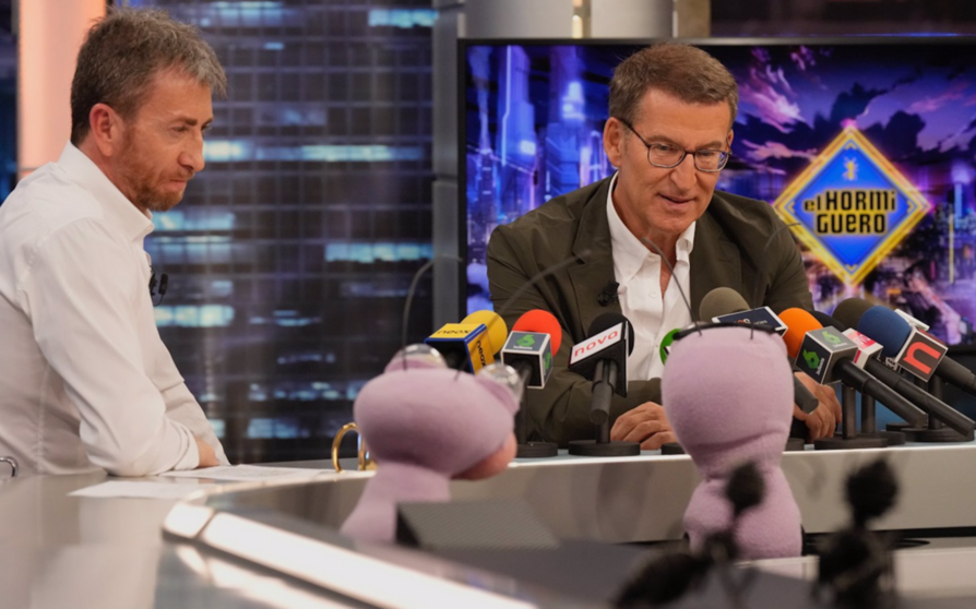  Alberto Núñez Feijóo, en El hormiguero. - TAREK/PP 