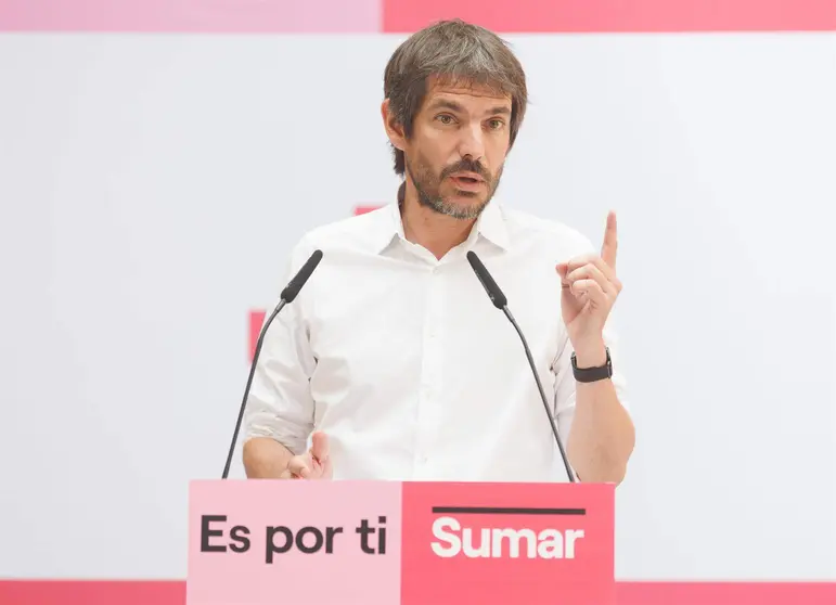  El portavoz de Sumar, Ernest Urtasun 