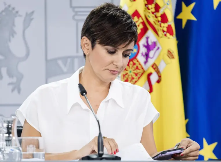  La ministra Portavoz y de Política Territorial en funciones, Isabel Rodríguez. - Carlos Luján - Europa Press 