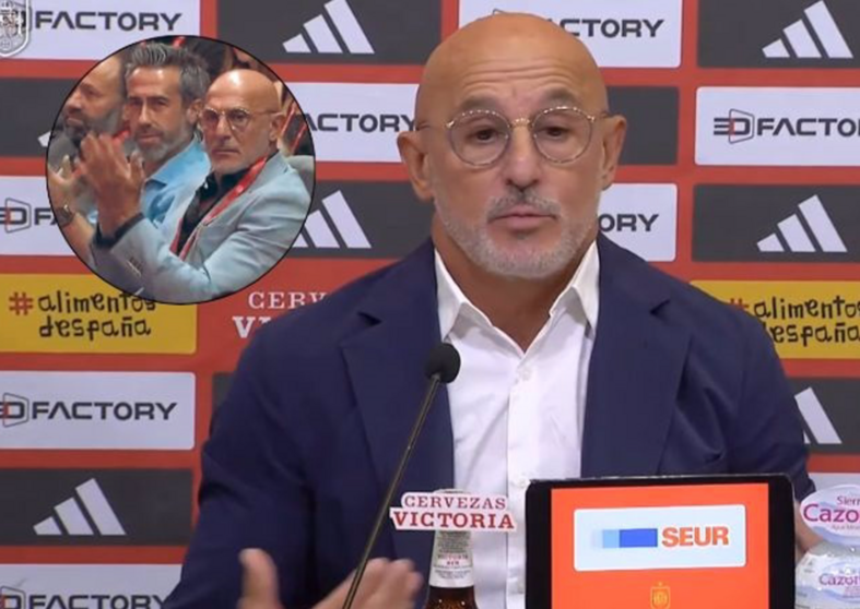  Luis de la Fuente durante la convocatoria de España para la Clasificación de la EURO 2024 - CLASIFICACIÓN EURO 2024 