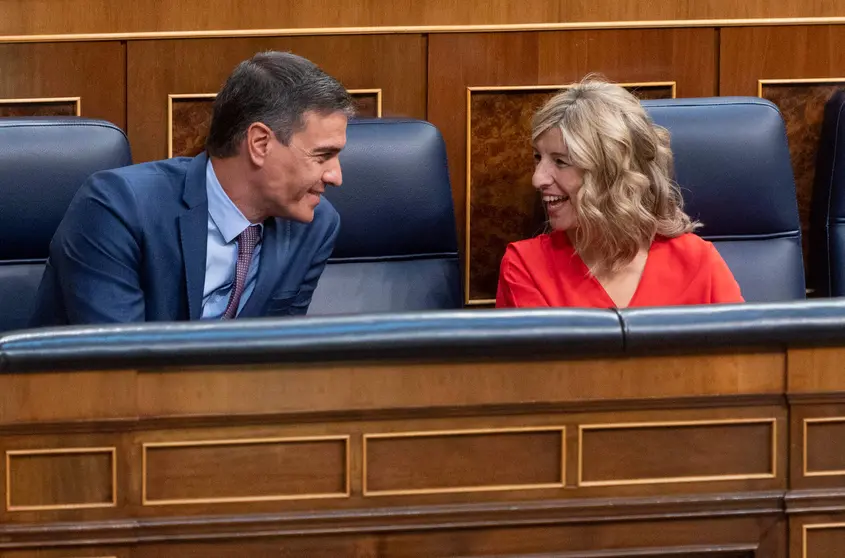  Pedro Sánchez y Yolanda Díaz 