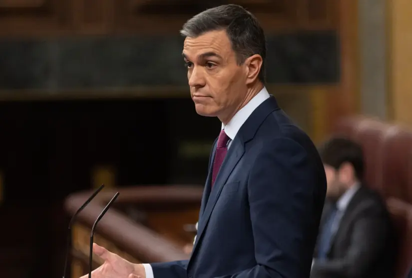  El presidente del Gobierno en funciones y candidato a la reelección, Pedro Sánchez, interviene durante la primera sesión del debate de investidura como presidente de Gobierno, en el Congreso de los Diputados, a 15 de noviembre de 2023, en Madrid (España). - Eduardo Parra - Europa Press 