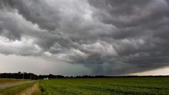  Lluvia en el campo. ARCHIVO 