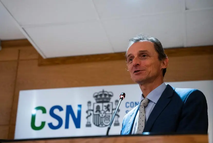  El exministro de Ciencia e Innovación y astronauta, Pedro Duque, imparte la conferencia 'El círculo virtuoso de la ciencia y la innovación' en el salón de actos del Consejo de Seguridad Nuclear, a 15 de junio de 2023, en Madrid (España). - Matias Chiofalo - Europa Press - Archivo 