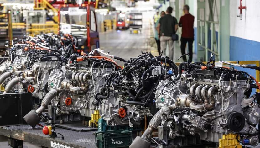  Piezas en la fábrica de Ford en Almussafes, Valencia, Comunidad Valenciana (España) 