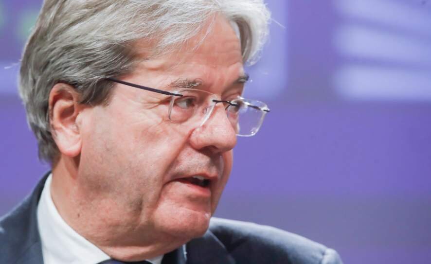  Belgium, Brussels: European Commissioner of Economy Paolo Gentiloni gives a press conference on a tax incentive for equity to help companies grow, become stronger and more resilient. 