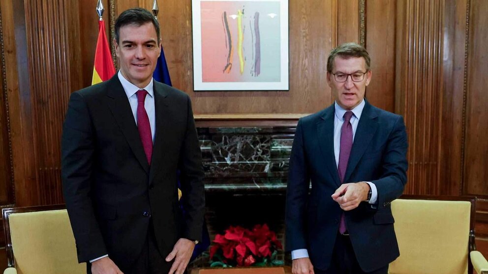  Pedro Sánchez y Alberto Feijóo 