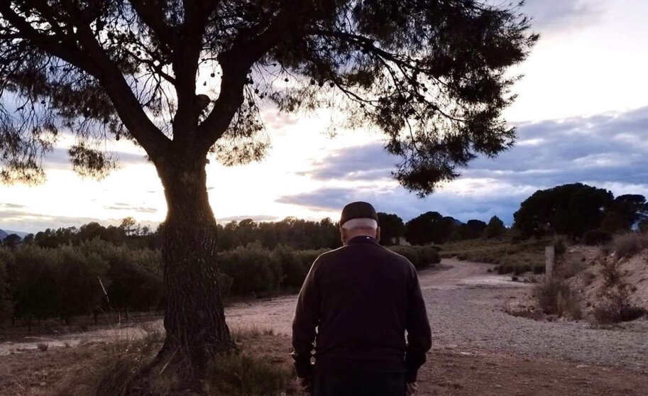  Anciano de espaldas en el campo - UGR 