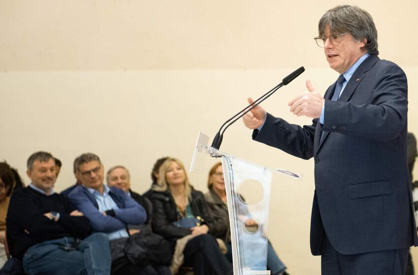  El presidente del Consell de la República, Carles Puigdemont. - Glòria Sánchez - Europa Press 