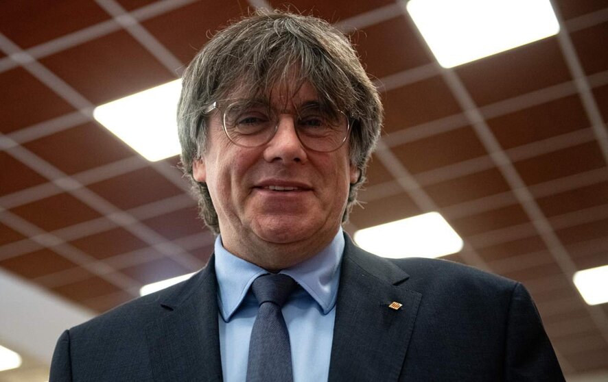  El expresidente de la Generalitat, eurodiputado de Junts y presidente del Consell de la República, Carles Puigdemont, en una imagen de archivo. - Glòria Sánchez - Europa Press 