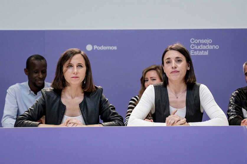  La secretaria general y la secretaria Política de Podemos | EP 