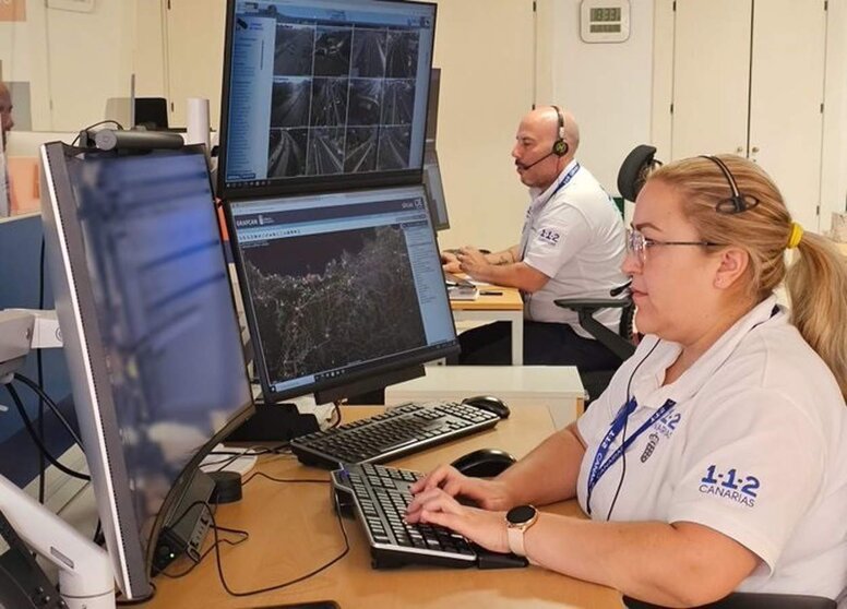  Sala operativa del Centro Coordinador de Emergencias y Seguridad (Canarias) | EP 