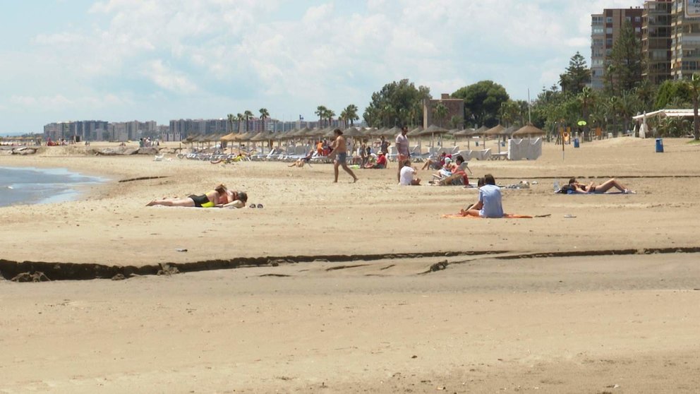  Playa de Benicàssim en foto de archivo. - EUROPA PRESS  