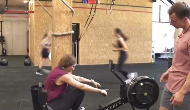  Esther en su clase de Crossfit 